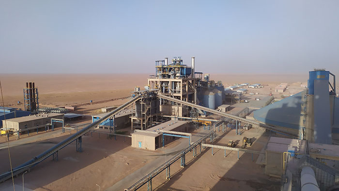 阿尔及利亚熟料水泥生产线